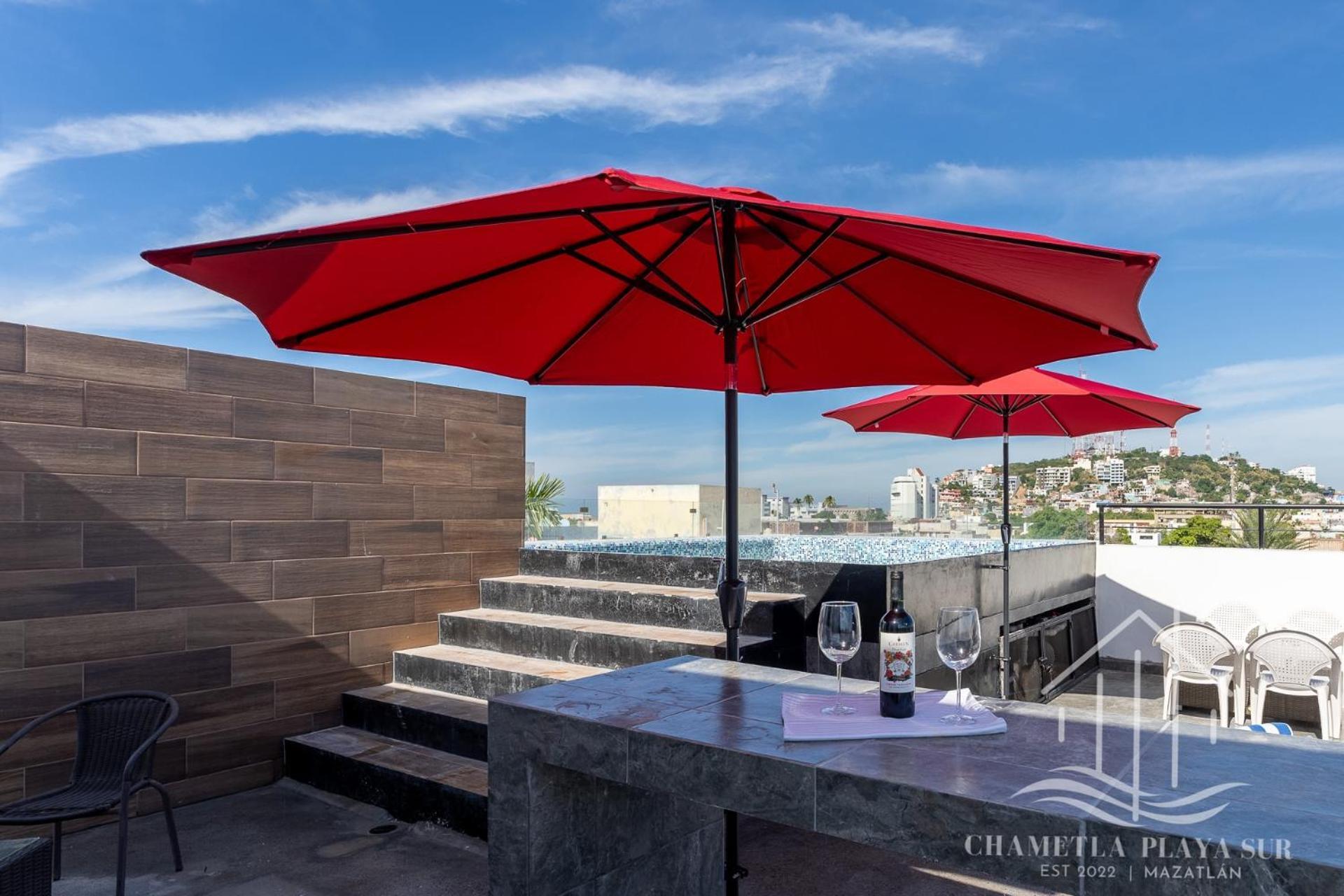 New & Modern, 5 Star Area, Walk 2 Beach, Pool, Views, King Bed Mazatlán Buitenkant foto